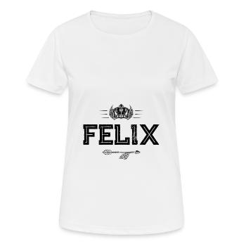 Felix - Women's Breathable T-Shirt - white - Front - AI Model Female 172 dark (172cm)