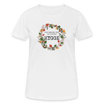 HYGGE - LA MANIÈRE DE VIVRE DANOISE - COSY - T-shirt respirant Femme - blanc - Devant - AI Model Female 172 dark (172cm)