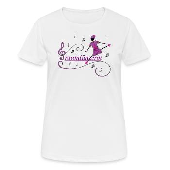 Traumtänzerin - Frauen T-Shirt atmungsaktiv - Weiß - Vorne - AI Model Female 172 dark (172cm)