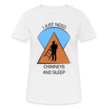 Ramoneur Ramoneur Ramoneur - T-shirt respirant Femme - blanc - Devant - AI Model Female 172 dark (172cm)