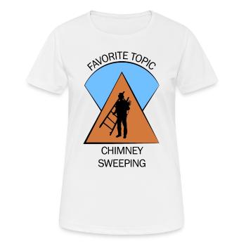 Ramoneur Ramoneur Ramoneur - T-shirt respirant Femme - blanc - Devant - AI Model Female 172 dark (172cm)