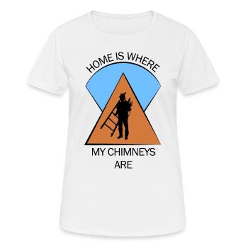 Ramoneur Ramoneur Ramoneur - T-shirt respirant Femme - blanc - Devant - AI Model Female 172 dark (172cm)