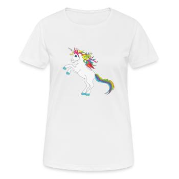 Unicorn Unicorn Unicorn - Women's Breathable T-Shirt - white - Front - AI Model Female 172 dark (172cm)