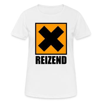 Charme / Chimie / Symbole de la conduite - T-shirt respirant Femme - blanc - Devant - AI Model Female 172 dark (172cm)