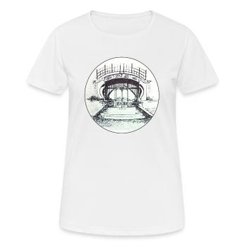 Lohnhalle Zeche Zollern Dortmund - Frauen T-Shirt atmungsaktiv - Weiß - Vorne - AI Model Female 172 dark (172cm)