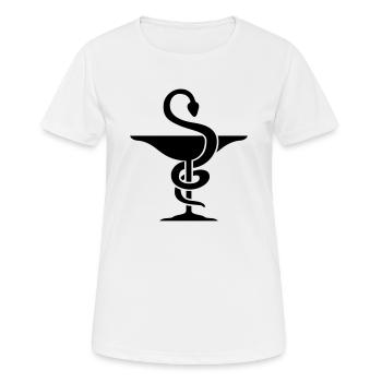 Pharmacie - T-shirt respirant Femme - blanc - Devant - AI Model Female 172 dark (172cm)
