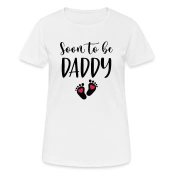 Soon To Be Daddy - Women's Breathable T-Shirt - white - Front - AI Model Female 172 dark (172cm)