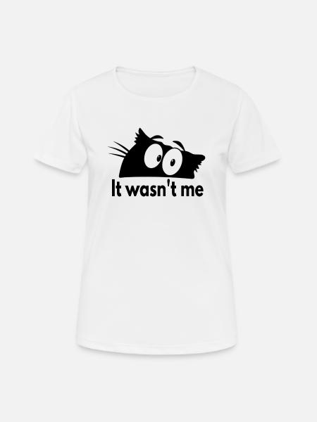 C’est pas moi - T-shirt respirant Femme - blanc