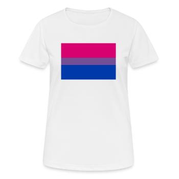 Bisexual - Women's Breathable T-Shirt - white - Front - AI Model Female 172 dark (172cm)