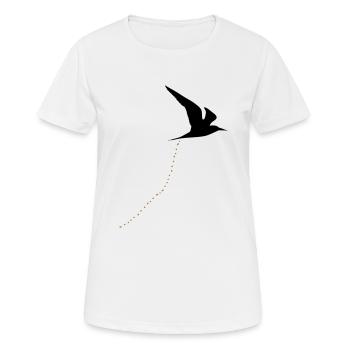 Bird of prey Bird shit bird poop shit 2c - Women's Breathable T-Shirt - white - Front - AI Model Female 172 dark (172cm)