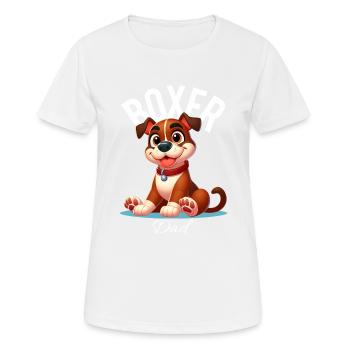 Boxer Dad - Women's Breathable T-Shirt - white - Front - AI Model Female 172 dark (172cm)