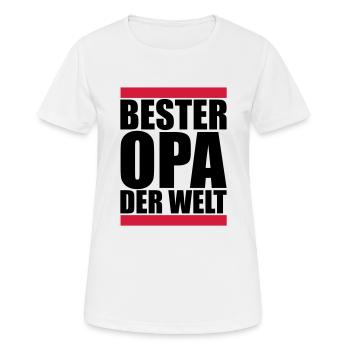 Papy - T-shirt respirant Femme - blanc - Devant - AI Model Female 172 dark (172cm)