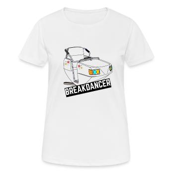 Breakdance Kirmes Ride Showmen - Women's Breathable T-Shirt - white - Front - AI Model Female 172 dark (172cm)