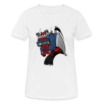 Le skane homme volant notext - T-shirt respirant Femme - blanc - Devant - AI Model Female 172 dark (172cm)