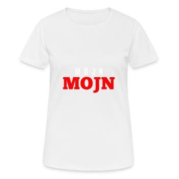 Ordre Jutland du Sud Mojn Mojn samers - T-shirt respirant Femme - blanc - Devant - AI Model Female 172 dark (172cm)