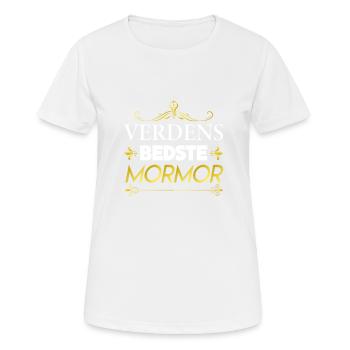 The world's best grandmother - Women's Breathable T-Shirt - white - Front - AI Model Female 172 dark (172cm)