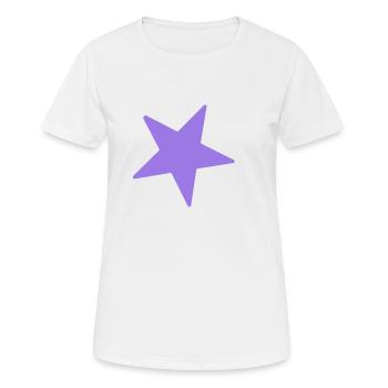 Étoile Étoile Corps céleste étoile - T-shirt respirant Femme - blanc - Devant - AI Model Female 172 dark (172cm)
