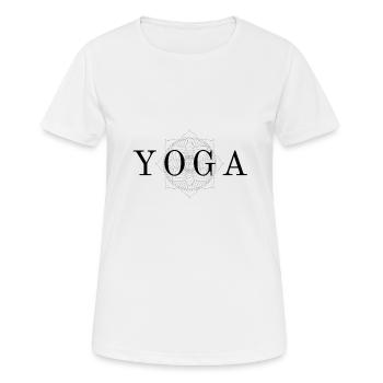 Yoga Namaste - Women's Breathable T-Shirt - white - Front - AI Model Female 172 dark (172cm)
