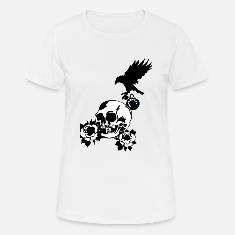 Skull - Women's Breathable T-Shirt - white