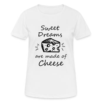 Witziger Käse Spruch Geschenk für Käseliebhaber - Frauen T-Shirt atmungsaktiv - Weiß - Vorne - AI Model Female 172 dark (172cm)