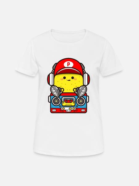 Cute Potato - Be Yourself - T-shirt respirant Femme - blanc