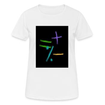 Mathematik - Frauen T-Shirt atmungsaktiv - Weiß - Vorne - AI Model Female 172 dark (172cm)