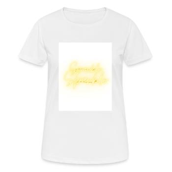 Sparkle Fits - T-shirt respirant Femme - blanc - Devant - AI Model Female 172 dark (172cm)