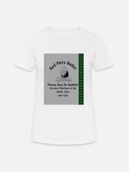 Red Piers Butler - Women's Breathable T-Shirt - white