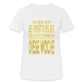 ärgern statement handwerker 3d models lieben - Frauen T-Shirt atmungsaktiv - Weiß - Vorne - AI Model Female 172 dark (172cm)