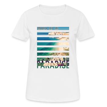 Kroatien Kroatien Hrvatska Kroatien Kroaten Paradies - Frauen T-Shirt atmungsaktiv - Weiß - Vorne - AI Model Female 172 dark (172cm)