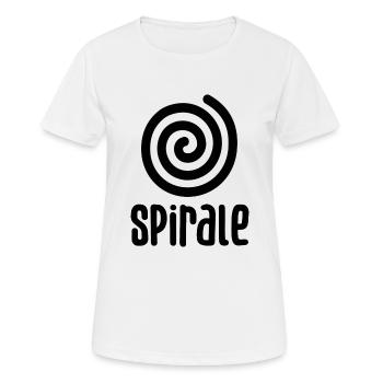 Techno Music House Spiral Geschenk - Frauen T-Shirt atmungsaktiv - Weiß - Vorne - AI Model Female 172 dark (172cm)