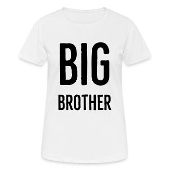 BIG BROTHER - Women's Breathable T-Shirt - white - Front - AI Model Female 172 dark (172cm)