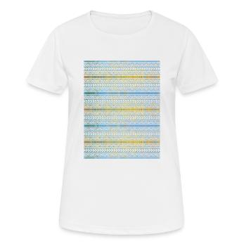 Graphiques autochtones - T-shirt respirant Femme - blanc - Devant - AI Model Female 172 dark (172cm)