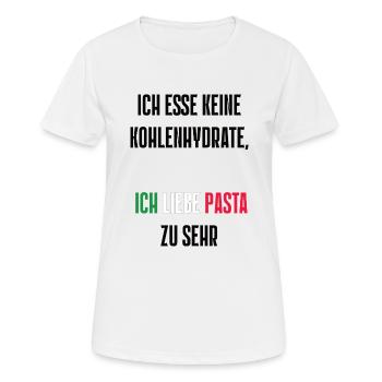Spruch 3 - Frauen T-Shirt atmungsaktiv - Weiß - Vorne - AI Model Female 172 dark (172cm)