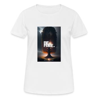La lumière ne peut exister sans ténèbres - T-shirt respirant Femme - blanc - Devant - AI Model Female 172 dark (172cm)
