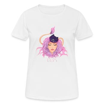 Leo - T-shirt respirant Femme - blanc - Devant - AI Model Female 172 dark (172cm)
