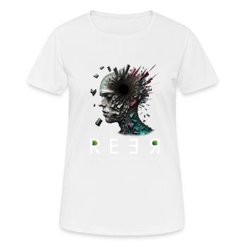 RESPECT EMBRACE EMPATHY RECOVERY - Mental Health - Women's Breathable T-Shirt - white - Front - AI Model Female 172 dark (172cm)