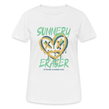 Dynamic Summer - Women's Breathable T-Shirt - white - Front - AI Model Female 172 dark (172cm)