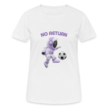 Pas de retour - T-shirt respirant Femme - blanc - Devant - AI Model Female 172 dark (172cm)