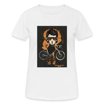Schotter in meinem Kopf - Frauen T-Shirt atmungsaktiv - Weiß - Vorne - AI Model Female 172 dark (172cm)
