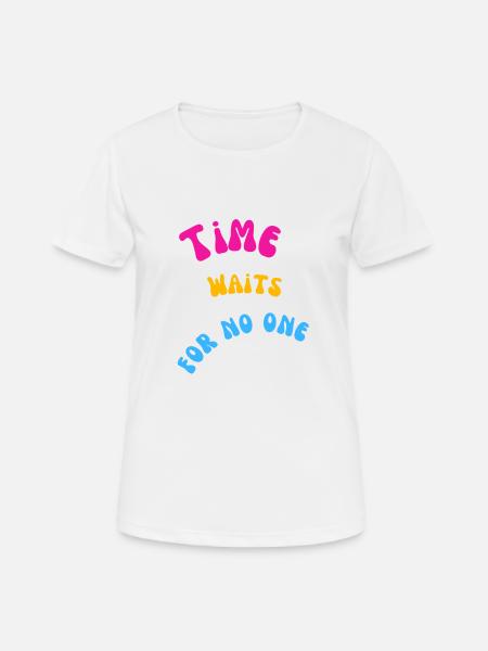 Time - Women's Breathable T-Shirt - white
