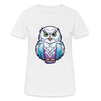 Harfang des neiges - T-shirt respirant Femme - blanc - Devant - AI Model Female 172 dark (172cm)