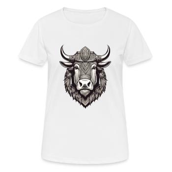 Yak Armor - Women's Breathable T-Shirt - white - Front - AI Model Female 172 dark (172cm)