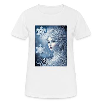 Beauté froide - T-shirt respirant Femme - blanc - Devant - AI Model Female 172 dark (172cm)