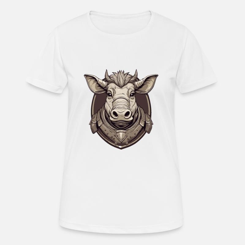 Boar Armor - Women's Breathable T-Shirt - white
