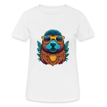 Schnabeltier - Frauen T-Shirt atmungsaktiv - Weiß - Vorne - AI Model Female 172 dark (172cm)