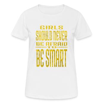 droit à l’avortement féminin génial féminin - T-shirt respirant Femme - blanc - Devant - AI Model Female 172 dark (172cm)