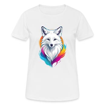Arctic fox - Women's Breathable T-Shirt - white - Front - AI Model Female 172 dark (172cm)