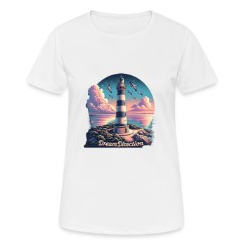 Dream direction - Women's Breathable T-Shirt - white - Front - AI Model Female 172 dark (172cm)