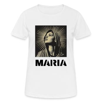Maria - T-shirt respirant Femme - blanc - Devant - AI Model Female 172 dark (172cm)